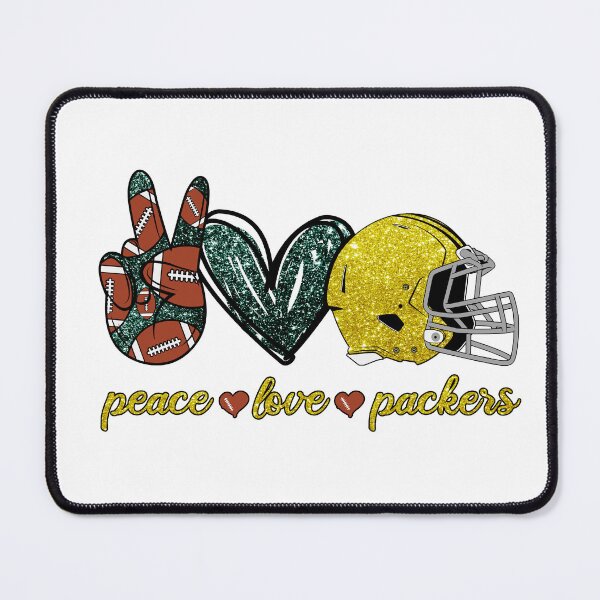 Item preview, Peace Love Packers - Football Team designed and sold by TheBabySitters.