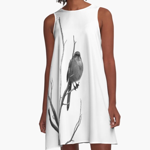 Bird A-Line Dress
