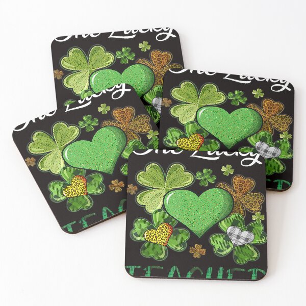 Item preview, St Patricks Day Shamrock Buffalo Plaid Teacher designed and sold by BrandyBare.