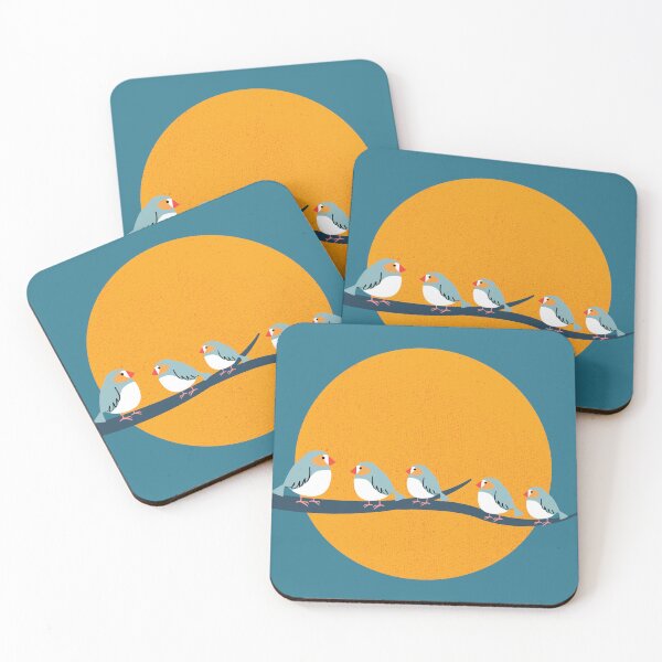 Item preview, Little Finches all in a Row designed and sold by Container  of Dreams.