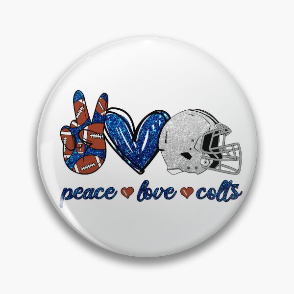 Item preview, Peace Love Colts - Football Team designed and sold by TheBabySitters.