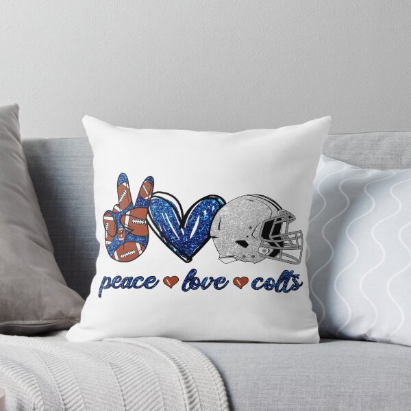 Item preview, Peace Love Colts - Football Team designed and sold by TheBabySitters.