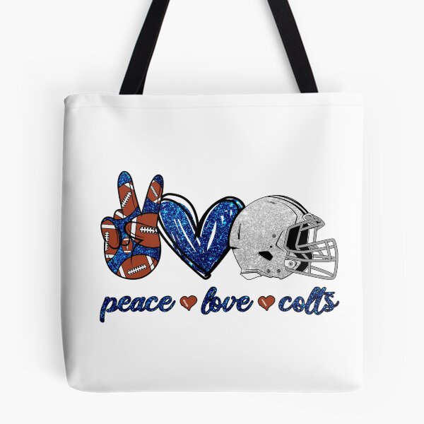 Item preview, Peace Love Colts - Football Team designed and sold by TheBabySitters.