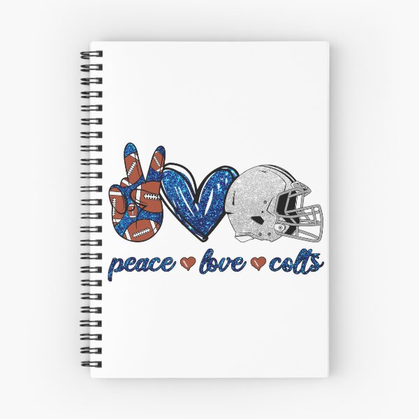 Item preview, Peace Love Colts - Football Team designed and sold by TheBabySitters.