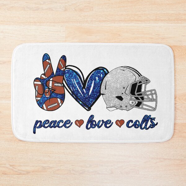 Item preview, Peace Love Colts - Football Team designed and sold by TheBabySitters.