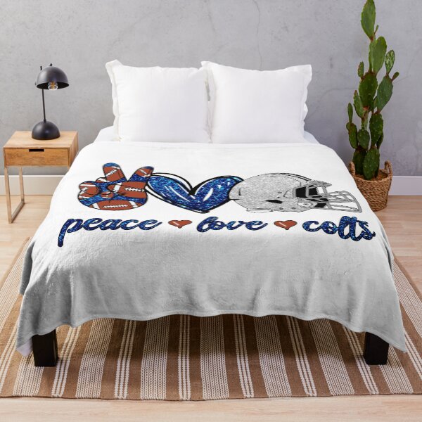 Item preview, Peace Love Colts - Football Team designed and sold by TheBabySitters.