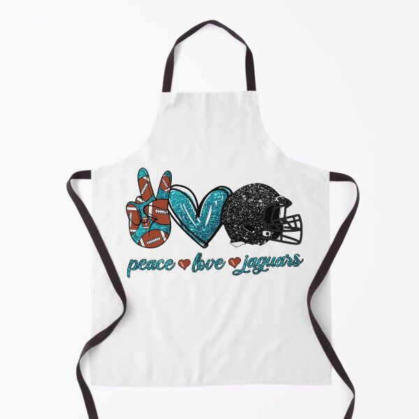 Item preview, Peace Love Jaguars - Football Team designed and sold by TheBabySitters.