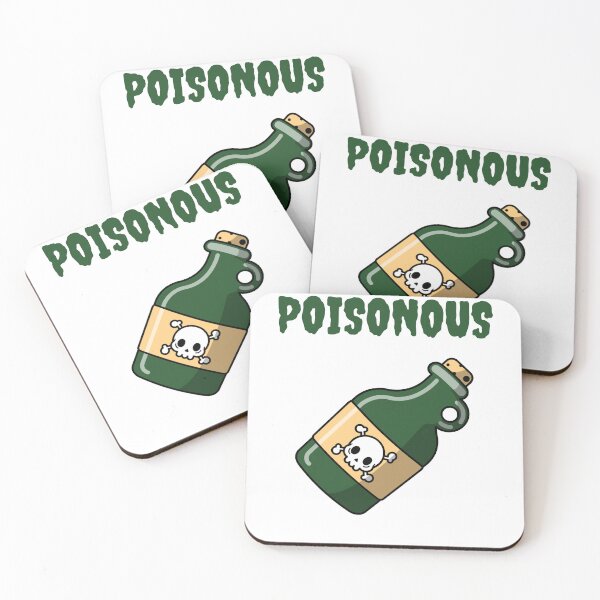 Item preview, Poisonous, Cartoon bottle skull and crossbones designed and sold by MindBlownWill.