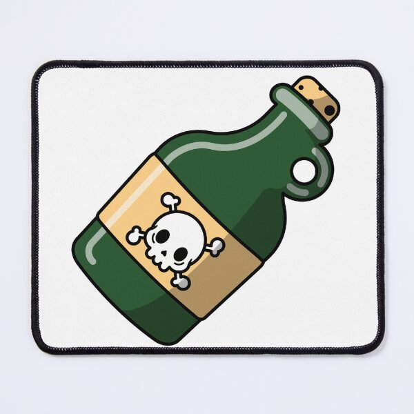 Item preview, Poisonous, Cartoon bottle skull and crossbones designed and sold by MindBlownWill.