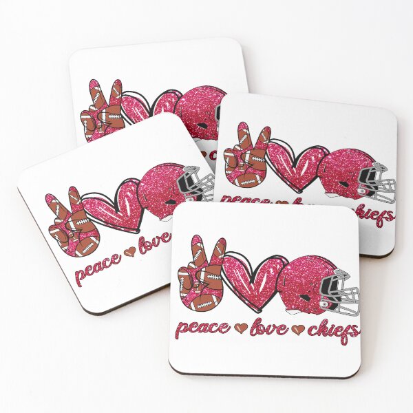 Item preview, Peace Love Chiefs - Football Team designed and sold by TheBabySitters.