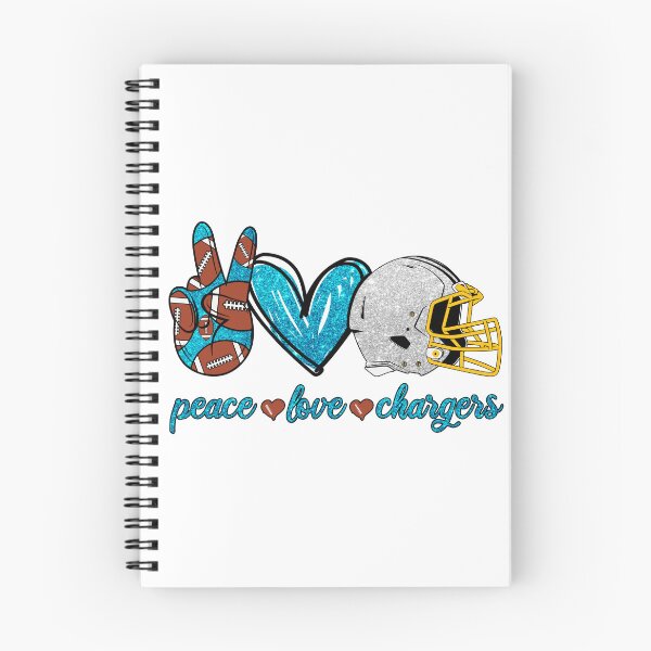 Item preview, Peace Love Chargers - Football Team designed and sold by TheBabySitters.