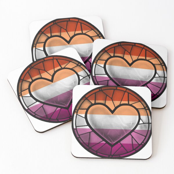 Item preview, Lesbian Pride Heart  designed and sold by DirThenera.
