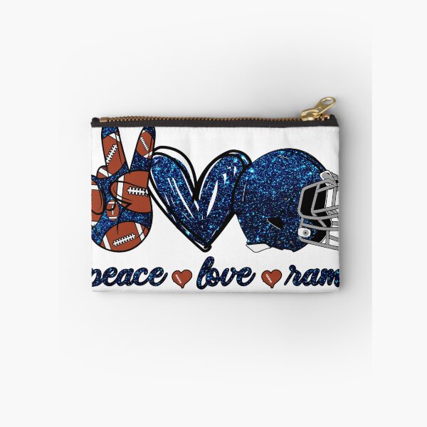 Item preview, Peace Love Rams - Football Team designed and sold by TheBabySitters.