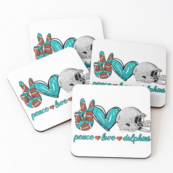 Item preview, Peace Love Dolphins - Football Team designed and sold by TheBabySitters.