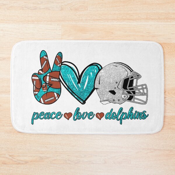 Item preview, Peace Love Dolphins - Football Team designed and sold by TheBabySitters.