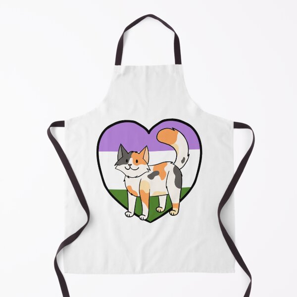 Item preview, LGBTQ Genderqueer Pride Calico Cat designed and sold by Ambercat993.