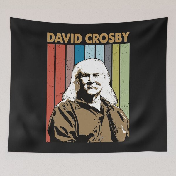Artikelvorschau, David Crosby American Rock Singer Art T-Shirt unverzichtbar entworfen und verkauft von PamelaMason1.