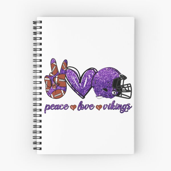 Item preview, Peace Love Vikings - Football Team designed and sold by TheBabySitters.