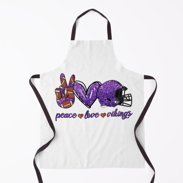 Item preview, Peace Love Vikings - Football Team designed and sold by TheBabySitters.
