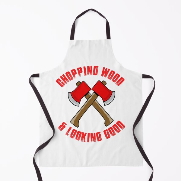 Item preview, Vintage Chopping Wood and looking Good Typography and axe illustration designed and sold by X-Trends.