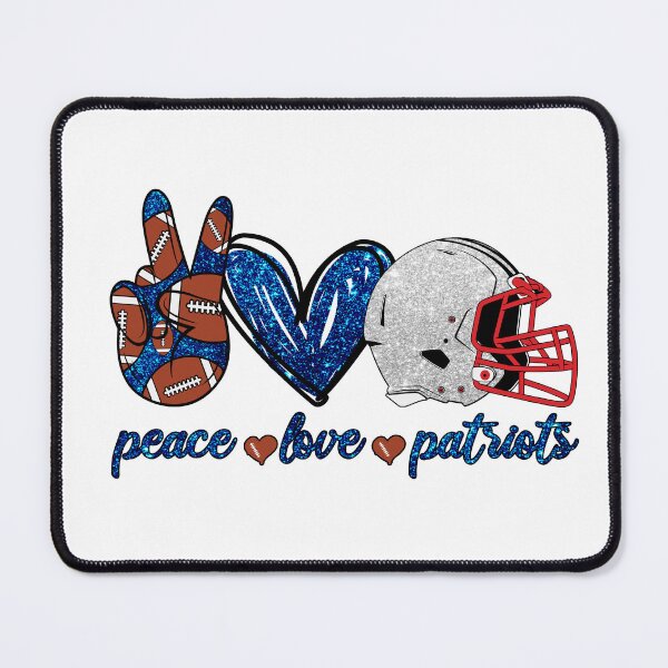 Item preview, Peace Love Patriots - Football Team designed and sold by TheBabySitters.