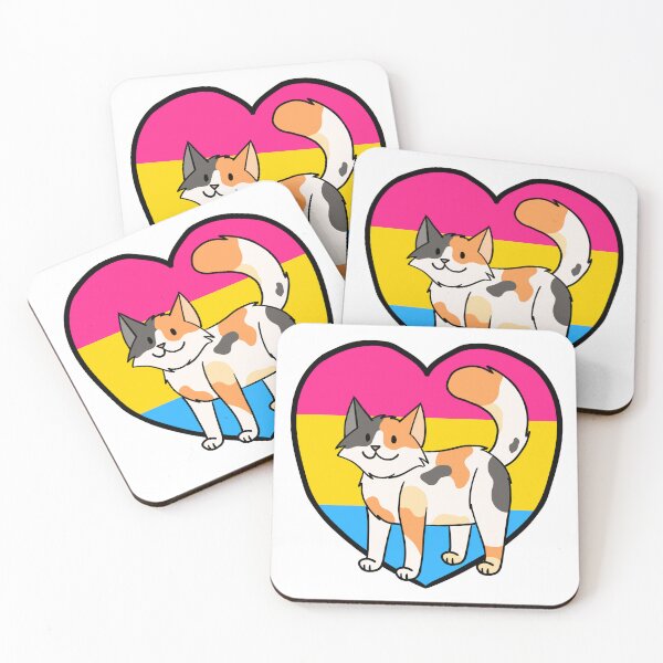 Artikelvorschau, LGBTQ Pansexuelle Pride Calico Katze entworfen und verkauft von Ambercat993.
