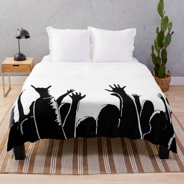 Item preview, Concert. Silhouettes of people, crowd of fans. designed and sold by Canatic.