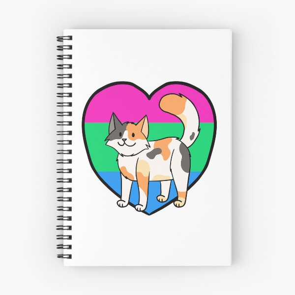 Item preview, LGBTQ Polysexual Pride Calico Cat designed and sold by Ambercat993.