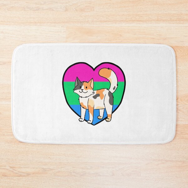 Item preview, LGBTQ Polysexual Pride Calico Cat designed and sold by Ambercat993.