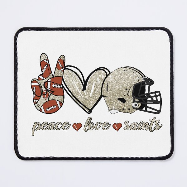 Item preview, Peace Love Saints - Football Team designed and sold by TheBabySitters.