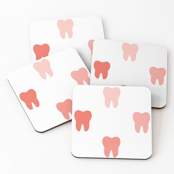 Item preview,  Boho pink teeth - Dentist designed and sold by lolalistic.