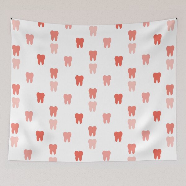 Item preview,  Boho pink teeth - Dentist designed and sold by lolalistic.