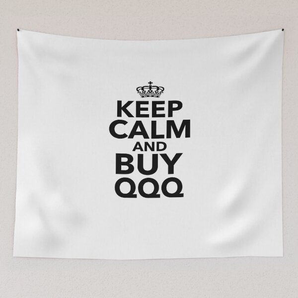 Item preview, Keep Calm And Buy QQQ Quote  designed and sold by JooArtPrints  ★★★★★.