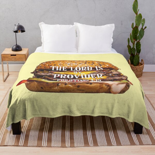 Item preview, The Lord Is My Provider Philippians 4 Verse 19 - Burger - Jehovah Jireh Provides , New Testament, Funny designed and sold by MJDezigns.