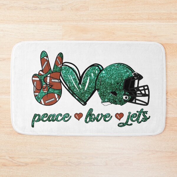 Item preview, Peace Love Jets - Football Team designed and sold by TheBabySitters.