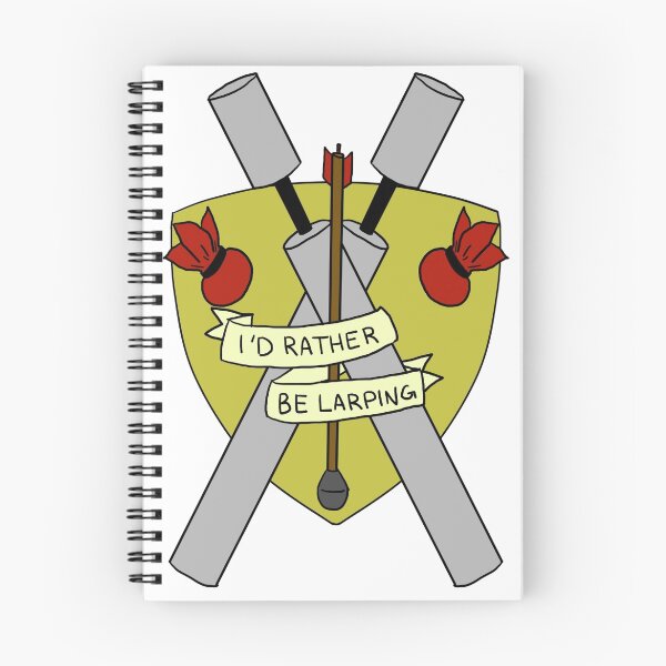 Item preview, I'd Rather Be Larping - Crest designed and sold by Diodetta.