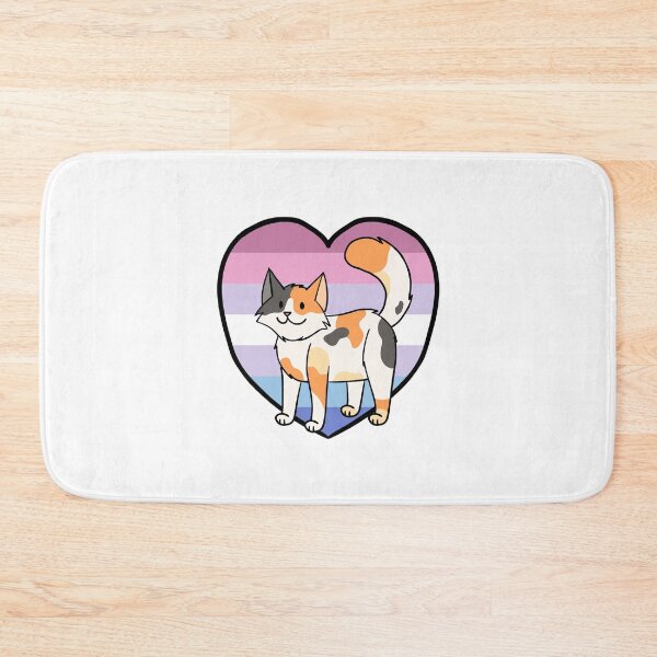 Item preview, LGBTQ Bigender Pride Calico Cat designed and sold by Ambercat993.