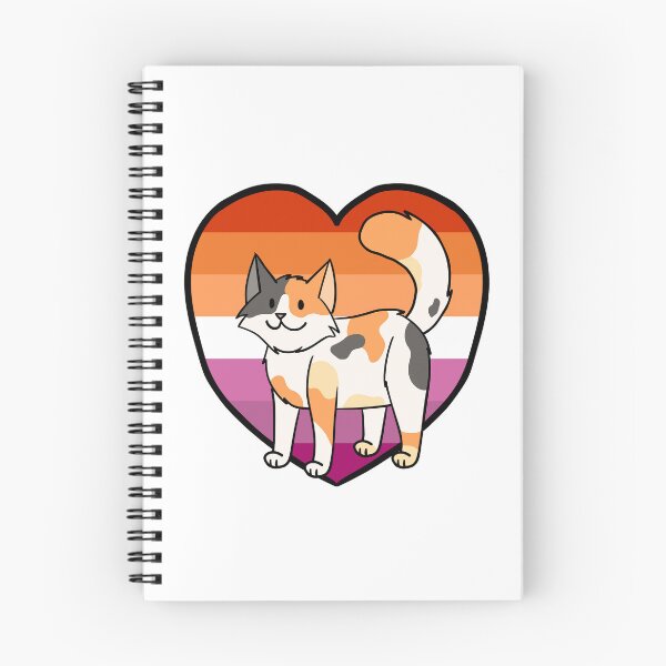 Item preview, LGBTQ Lesbian Pride Calico Cat designed and sold by Ambercat993.