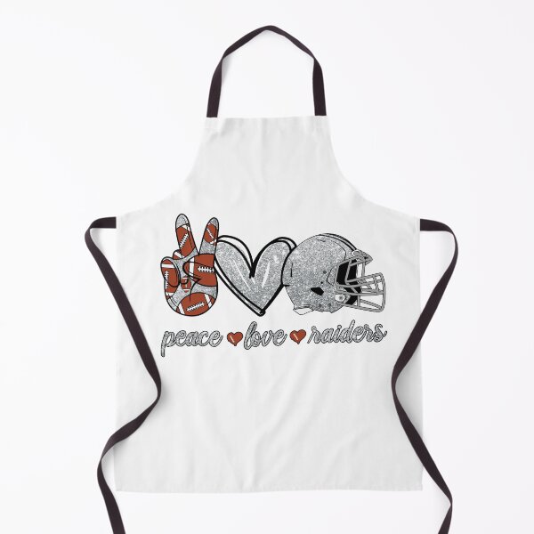 Item preview, Peace Love Raiders - Football Team designed and sold by TheBabySitters.