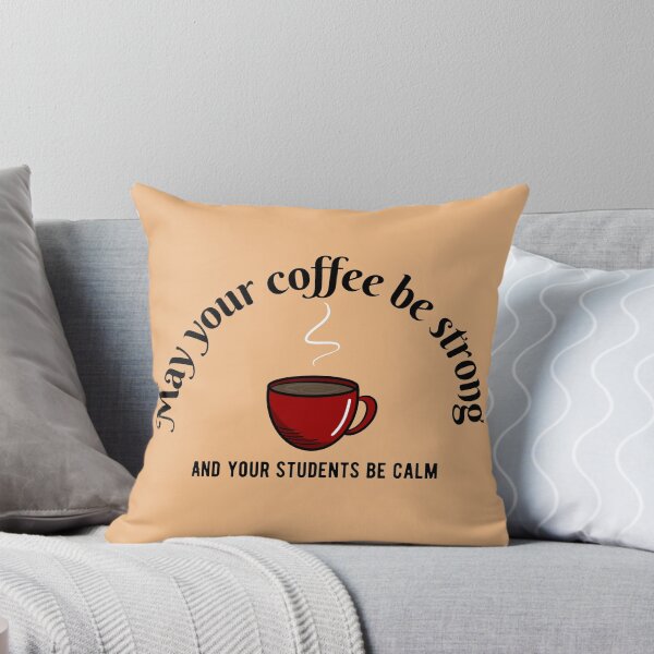Item preview, May Your Coffee Be Strong and Your Students Be Calm Red Mug designed and sold by lineartdesigns.