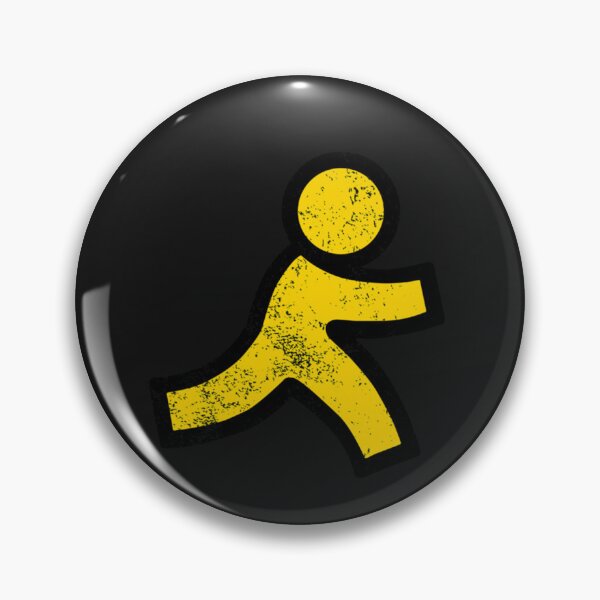 Item preview, AOL Instant Messenger Distressed Logo - Defunct Messaging App - Only 90s Kids Remember - AIM - Forev designed and sold by AnkeThor.