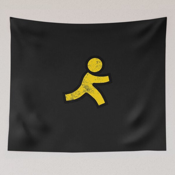 Item preview, AOL Instant Messenger Distressed Logo - Defunct Messaging App - Only 90s Kids Remember - AIM - Forev designed and sold by AnkeThor.