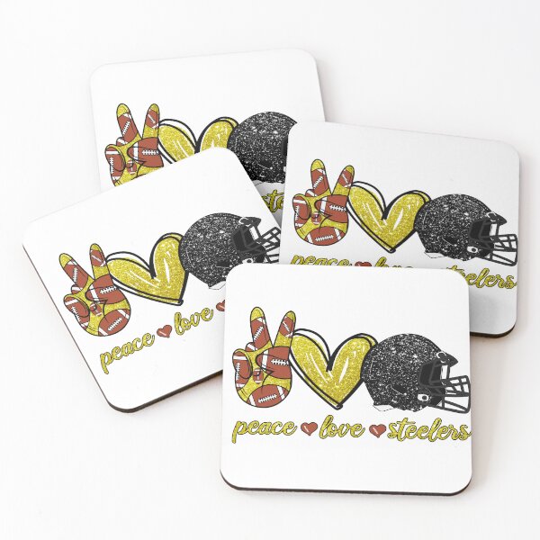 Item preview, Peace Love Steelers - Football Team designed and sold by TheBabySitters.