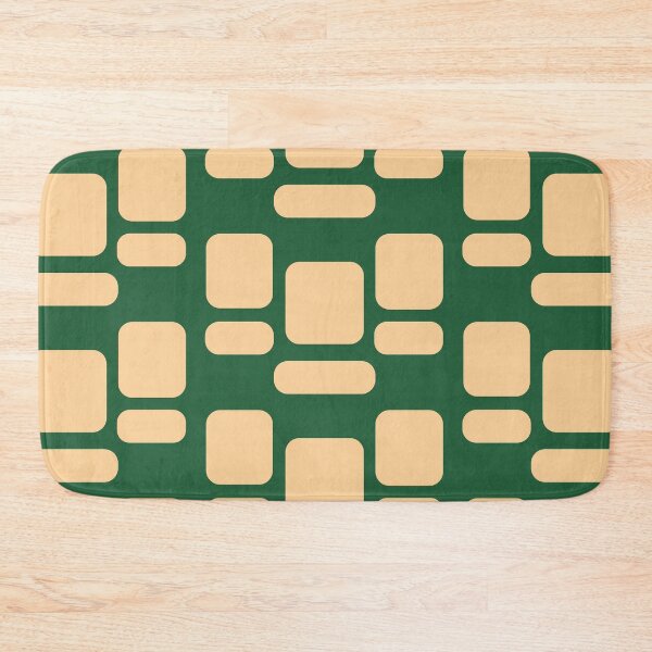 Item preview, Abstract Green and Beige Rectangles -Minimal design designed and sold by Homeprintsau.