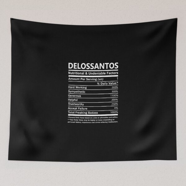 Item preview, Delossantos Name T Shirt - Delossantos Nutritional And Undeniable Factors Gift Item Tee designed and sold by nauglesamatha.