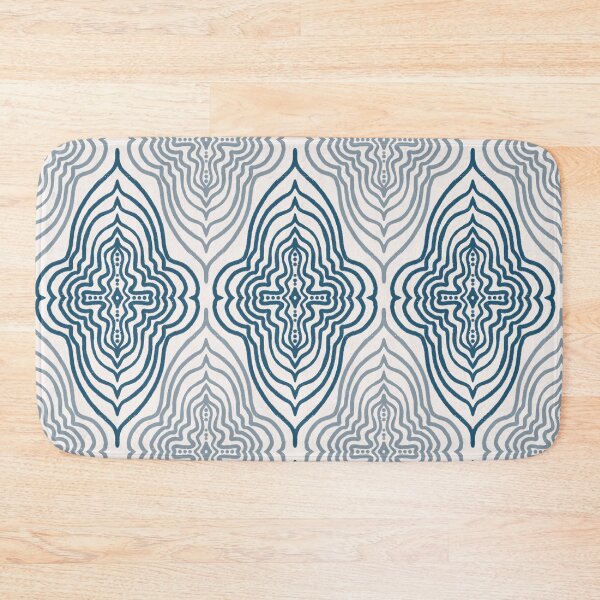 Item preview,  Mandala in moody teal blue designed and sold by FrancesPoff.