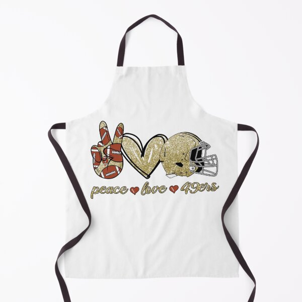 Item preview, Peace Love 49ers - Football Team designed and sold by TheBabySitters.