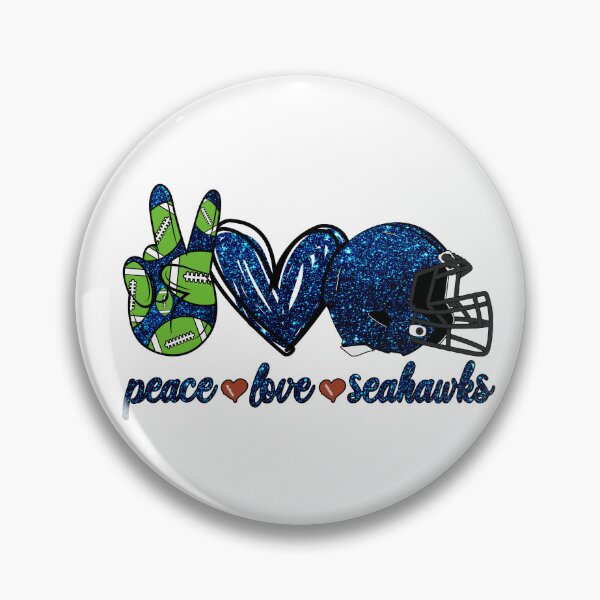 Item preview, Peace Love Seahawks - Football Team designed and sold by TheBabySitters.