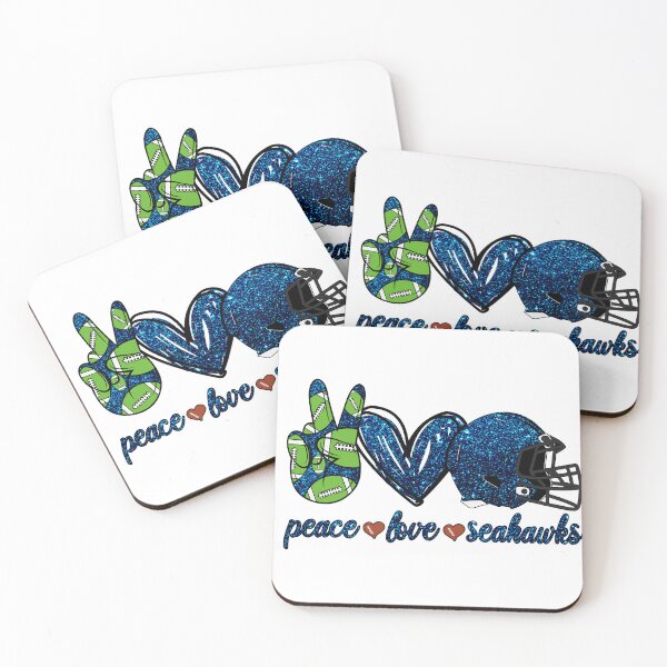 Item preview, Peace Love Seahawks - Football Team designed and sold by TheBabySitters.