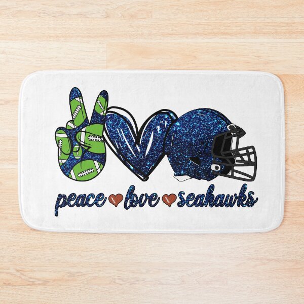 Item preview, Peace Love Seahawks - Football Team designed and sold by TheBabySitters.